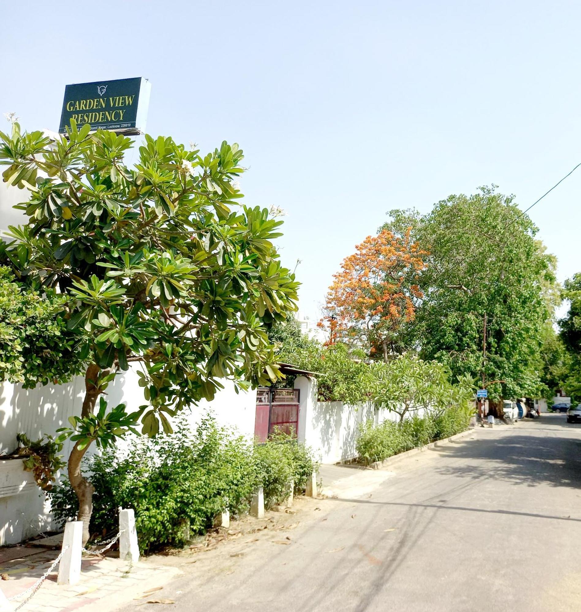 Garden View Residency Bed & Breakfast Lucknow Eksteriør bilde